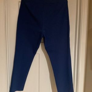 Blue ankle pants